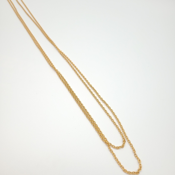 ☀️ 3/$40 Classic Gold Double Layer Necklace - Picture 4 of 5